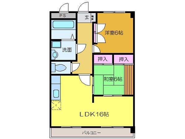 スターズ21の物件間取画像